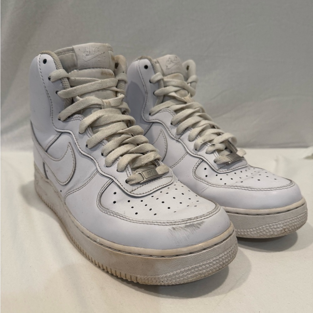 Nike White High-Top Sneakers
